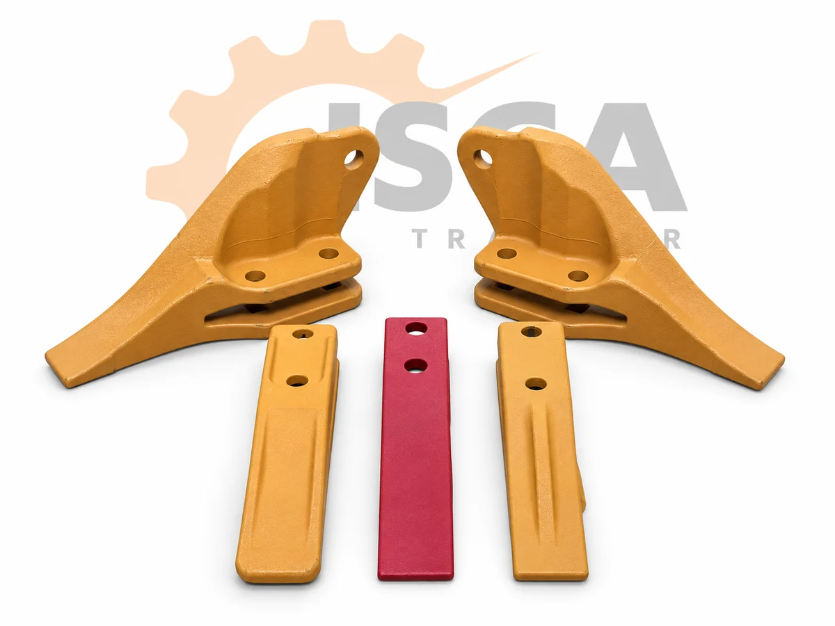 Dentes parafusados para caçambas de retroescavadeiras — Isca Tractor